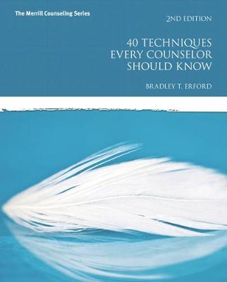 Book cover for 40 Techniques Every Counselor Should Know (Subscription)