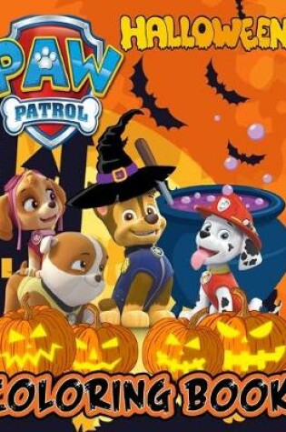 Cover of Paw Patrol Halloween Coloring Book