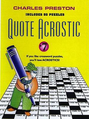 Book cover for Quote Acrostic #7