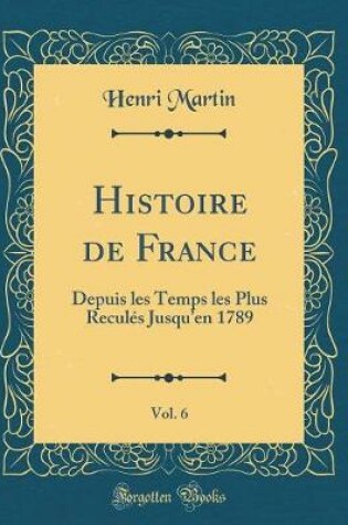 Cover of Histoire de France, Vol. 6