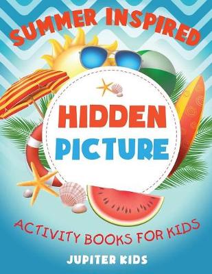 Book cover for Summer-Inspired Hidden Picture Activity Books for Kids
