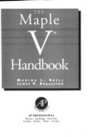 Cover of The Maple V Handbook