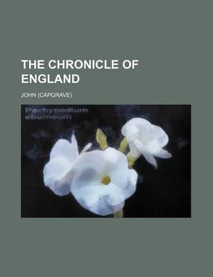 Book cover for The Chronicle of England