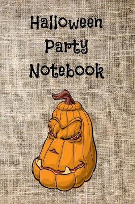 Book cover for Halloween Party Notebook