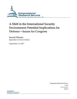 Book cover for A Shift in the International Security Environment