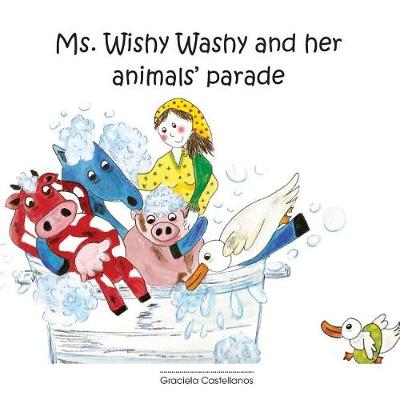 Book cover for Ms. Wishy-Washy and her animals' parade