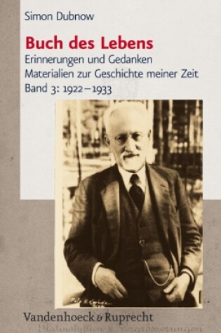 Cover of Buch des Lebens, Band 3: 1922--1933