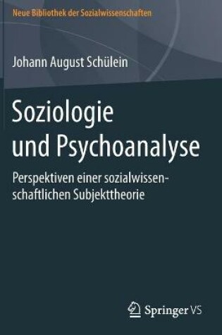 Cover of Soziologie und Psychoanalyse