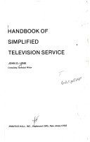 Book cover for Handbook of Simplified Television Service