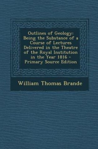 Cover of Outlines of Geology