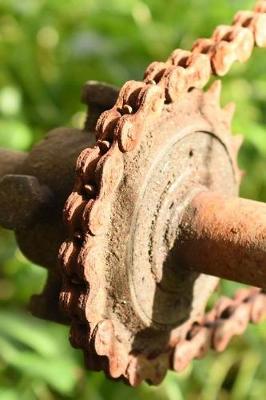 Book cover for Rusted Gear Simple Industrial Machine Journal