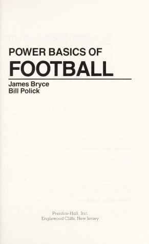 Book cover for Power Basics of Football