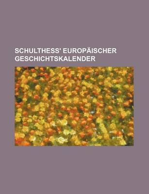 Book cover for Schulthess' Europaischer Geschichtskalender (5)