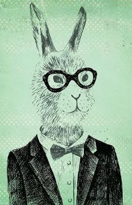 Cover of Journal Notebook Hipster Rabbit