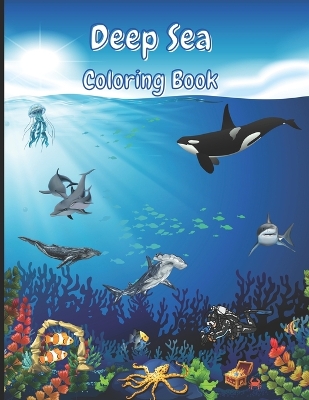 Book cover for Deep Sea Coloring Book