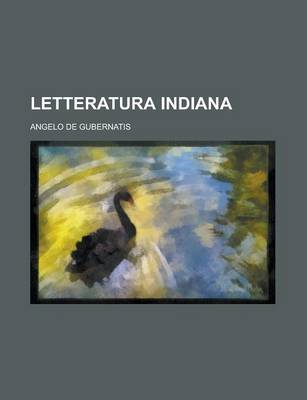 Book cover for Letteratura Indiana