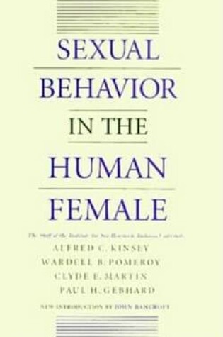 Cover of Sexual Behavior in the Human Female