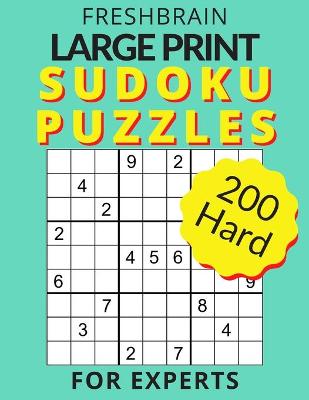 Book cover for FRESHBRAIN - Large Print Sudoku Puzzles for Experts