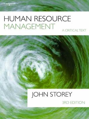 Book cover for Human Resources Management: A Critical Text, 3e