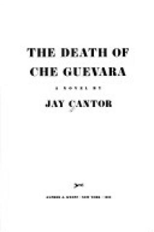 Cover of The Death of Che Guevara