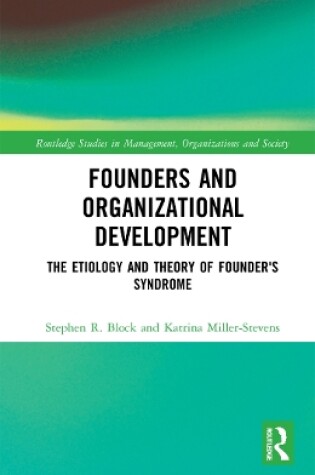 Cover of Founders and Organizational Development