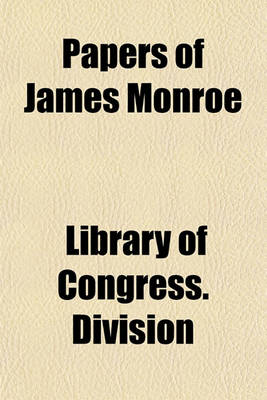 Book cover for Papers of James Monroe