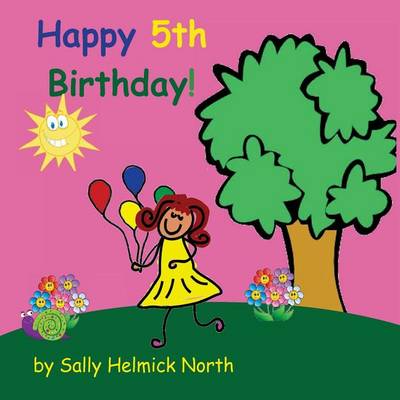 Book cover for Happy Fifth Birthday! (girl version)