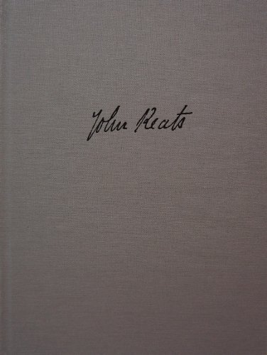 Cover of John Keats: Poetry Manuscripts at Harvard