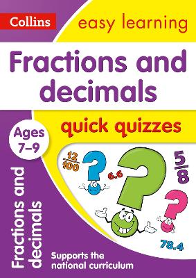 Cover of Fractions & Decimals Quick Quizzes Ages 7-9
