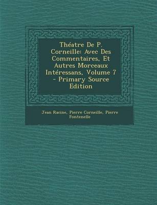 Book cover for Theatre de P. Corneille
