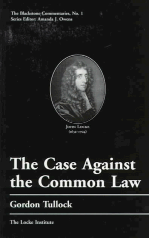 Book cover for The Case Against the Common Law