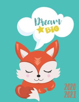 Book cover for Daily Planner 2020-2021 Cunning Fox 15 Months Gratitude Hourly Appointment Calendar