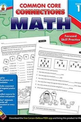 Cover of Common Core Connections Math, Grade 1
