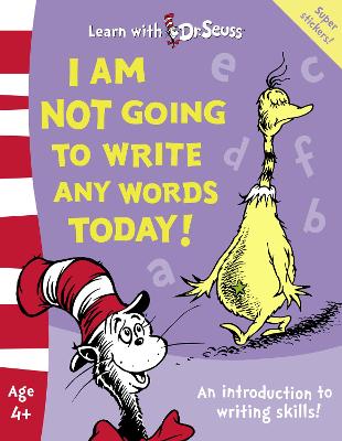 Cover of I Am Not Going To Write Any Words Today!