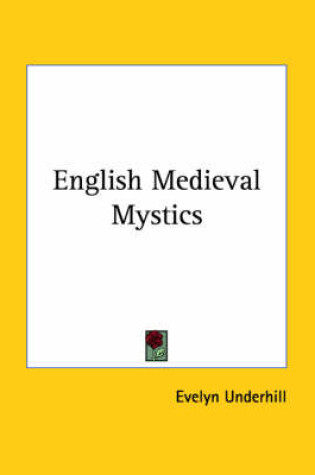 Cover of English Medieval Mystics