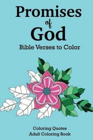 Cover of Promises of God Bible Verses to Color