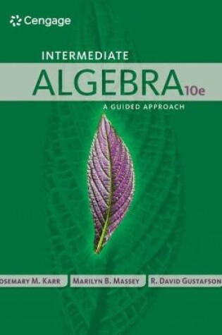 Cover of Student Workbook for Karr/Massey/Gustafson's Intermediate Algebra, 10th