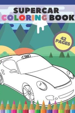 Cover of Supercar Coloring Book