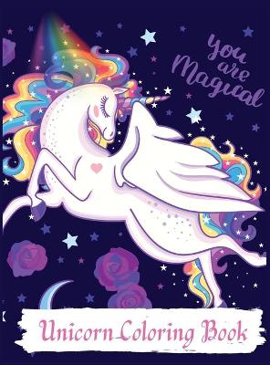 Book cover for Unicorn Coloring Book