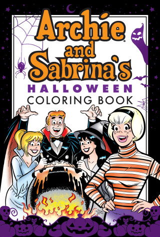 Book cover for Archie & Sabrina's Halloween Coloring Book