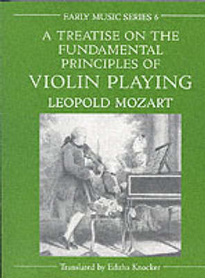 Cover of A Treatise on the Fundamental Principles of Violin Playing