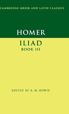 Book cover for Homer: Iliad Book III