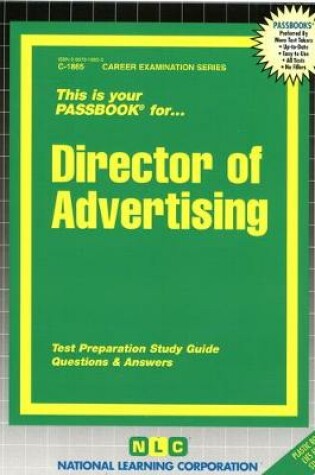 Cover of Director of Advertising