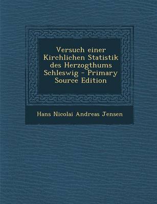 Book cover for Versuch Einer Kirchlichen Statistik Des Herzogthums Schleswig