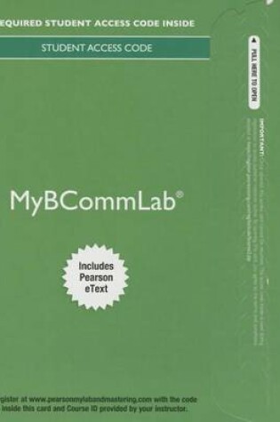 Cover of Mylab Business Communication with Pearson Etext -- Access Card -- For Business Communication Today