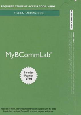 Book cover for Mylab Business Communication with Pearson Etext -- Access Card -- For Business Communication Today