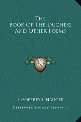 Cover of The Book of the Duchess and Other Poems