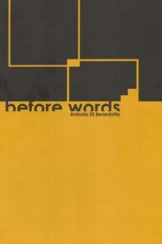 Cover of Before Words