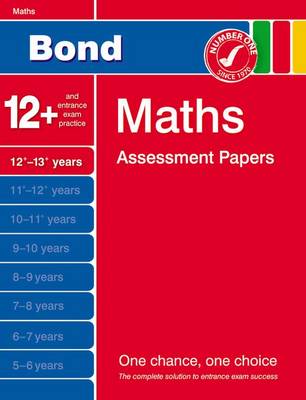 Book cover for Bond Maths Assessment Papers 12+-13+ Years