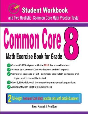 Book cover for Common Core Math Exercise Book for Grade 8